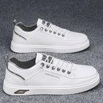 Mens Sports Sneakers Trendy White Shoes For Spring And Autumn