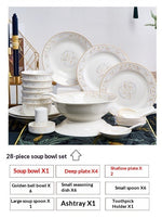 Ceramic Bowls And Saucers Set Bone China Bowls And Plates