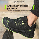 Four Season Anti Smash Puncture Resistant Work Safety Shoes For Men