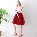 European And American High-waisted Mesh Skirt