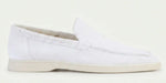 One-pedal Driving Flat Shoes With Frosted Suede
