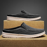Plus-size Mens Casual Canvas Shoes Springsummer Slip-on Canvas Loafers