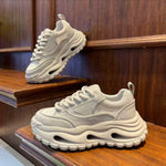 Men's New 2026 Hollow Out Platform Height Increasing Sneakers, Breathable Versatile Sports Casual Shoes, Popular Dad Shoes For Men