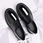 New-style Casual Leather Shoes For Men With A Polished Finish