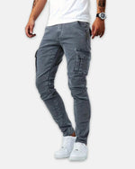 Shanxi Stretchy Slim Straight Pants