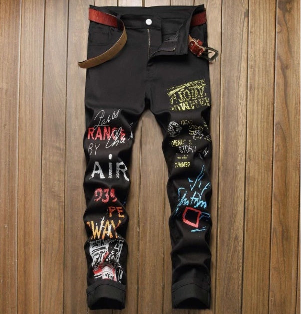 Shanxi Stretchy Slim Straight Pants