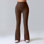 Women's Summer Thin Yoga Pants, Hip-Lifting Flared Fitness Pants, Quick-Dry Stretch Sports Pants, Slim-Fit Bootcut Trousers