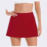 Womens Tennis Golf High-Waisted Skirt