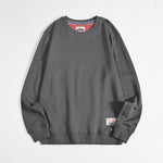 Mens Solid-color Casual Long-sleeve Hoodie