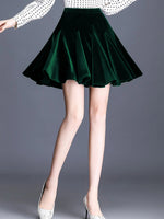Loose And Stretchable High-waisted Sundress Summer Pleated Skirt