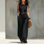 Summer Sleeveless Off-shoulder Professional Chic Womens