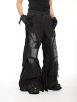 Mens Straight-leg Relaxed-fit Floor-length Jeans