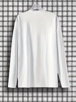Men's Printed Round Neck Long Sleeve T-shirt