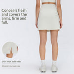 Casual Versatile High-waisted Slit Skirt For Women