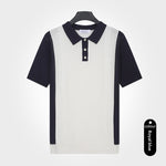 Mens Knitted Short-Sleeve Casual Top
