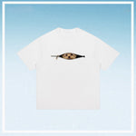 Plus-size Cotton Zip-up Dog-print Casual Summer Couple T-shirts