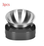 Pet Stainless Steel Bowl Pet Double Night
