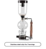 Siphon Coffee Maker Tea Pot Vacuum Coffeemaker Glass Machine