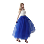 Prom Dress Tulle Skirt Womens Half-skirt