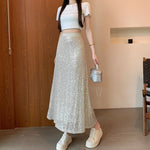 Versatile Sheath High-waisted Figure-flattering Sequin Dress