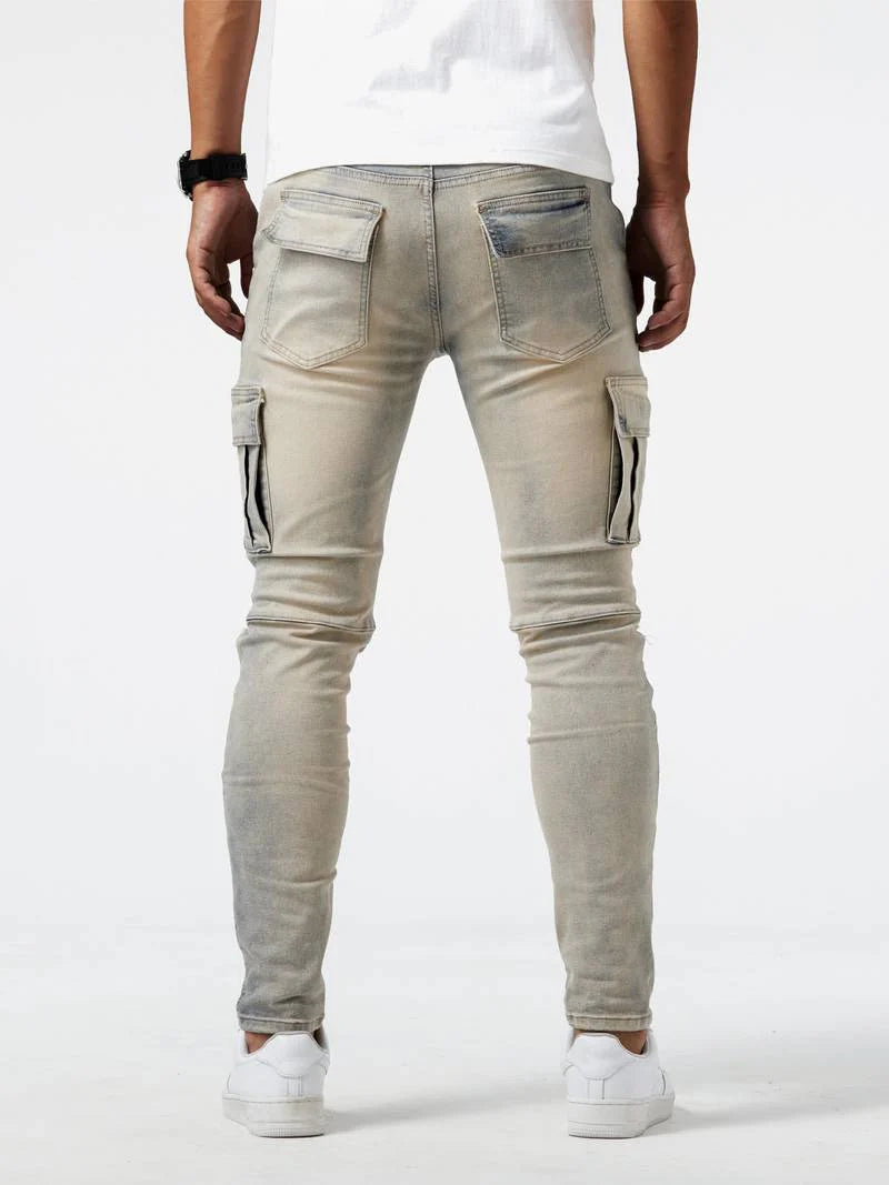 Shanxi Stretchy Slim Straight Pants