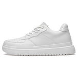 Mens Casual Korean-style Low-top White Sneakers