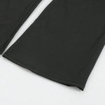 Summer Thin Yoga Pants Women's High-Waist Straight-Leg Wide-Leggings