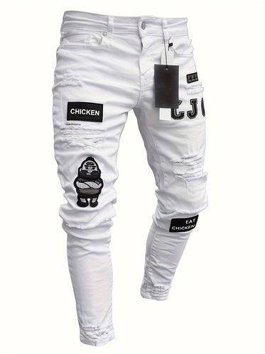 Shanxi Stretchy Slim Straight Pants