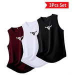 Mens Quick-Drying Sleeveless Basketball Top With American-Style Print
