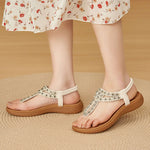 Retro Ethnic Feng Shui Inpired Resort Roman Sandals