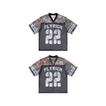 SpringSummer American-style Street-Chic Hollowed-Out Breathable T-Shirt