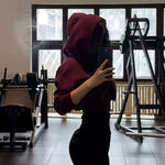 Chic Hooded Fleece-lined Thickened Long-sleeve Sweatshirt Womens Oversized Fit