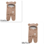 Lamb Plush Sleeping Bag Newborn Baby Swaddling Quilt