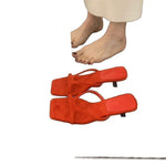 Womens French-style High-heeled Casual Sandals
