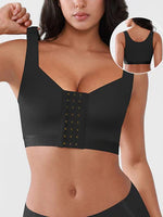 Post Surgery Bra Front Closure Compression Mastectomy Bra