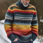 Japanese-Style Contrast-Colored 3D-Printed Turtleneck Top