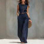 Summer Sleeveless Off-shoulder Professional Chic Womens