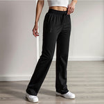 Women's Casual Solid-Colored Ice Silk Sports Trousers