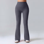 Women's Summer Thin Yoga Pants, Hip-Lifting Flared Fitness Pants, Quick-Dry Stretch Sports Pants, Slim-Fit Bootcut Trousers