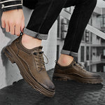 Mens Casual Leather Shoes In Large Sizes