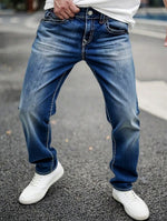 Unlined Loose Straight Pants