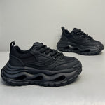 Men's New 2026 Hollow Out Platform Height Increasing Sneakers, Breathable Versatile Sports Casual Shoes, Popular Dad Shoes For Men