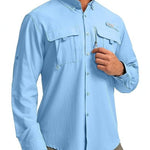 New Mens Casual Long-sleeve Collar Shirt