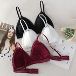 Bra triangle cup bra