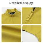 AutumnWinter Patchwork Softshell Jacket With Stand Collar Vest