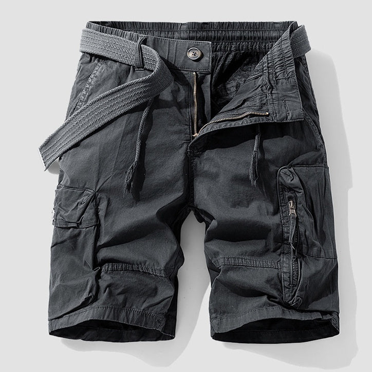 Men's Shorts Made Of Pure Cotton With Multiple Pockets