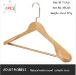 Solid Wood Hangers, Clothing Stores, Hotels, High-end Wooden