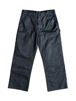 Devil Season Wax-Coated Knee-Long Pants Straight-Leg Logging Work Trousers