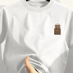 Retro-style Fashionable Printed Casual Mens Top