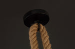 Coffee Shop Bar Hemp Rope Pendant Lamp